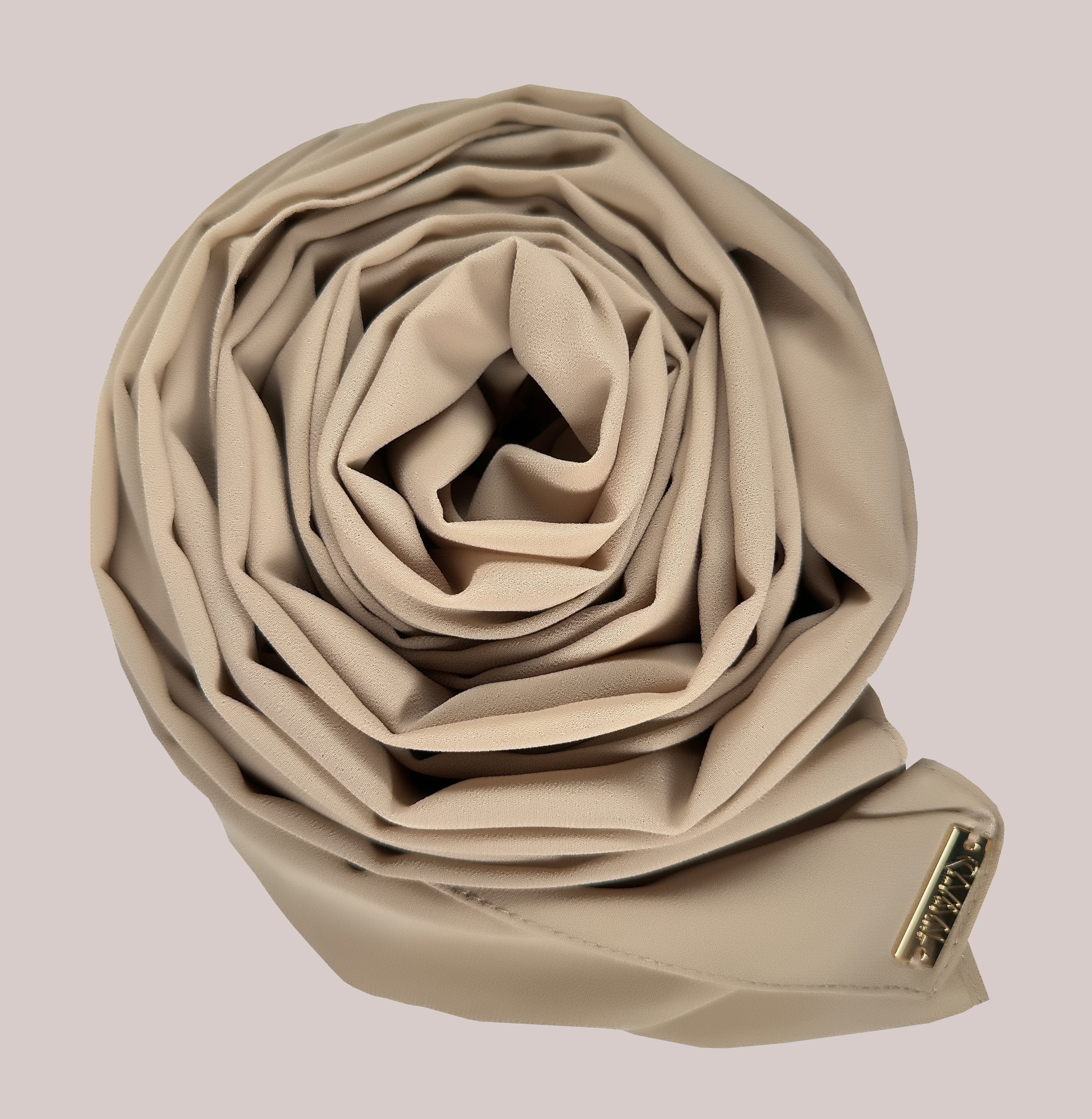 Chiffon Hijab - Sandy Beige